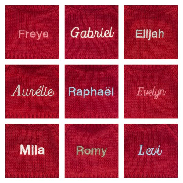 Bashful Tiger with Personalised Red Jumper